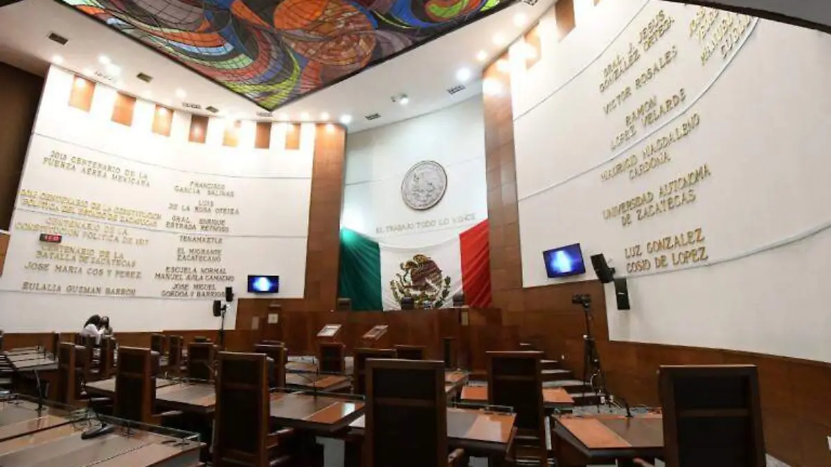 Sala de plenos del Poder Legislativo del Estado de Zacatecas